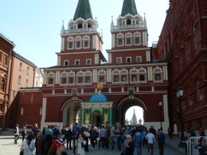 Moskau Eingang z. Roten Platz